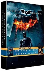 dvd the dark knight, le chevalier noir - batman begins : coffret 2 dvd