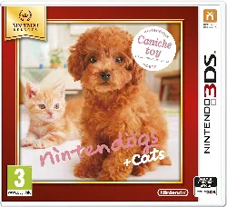 jeu 3ds nintendogs + cats - caniche toy et ses nouveaux amis - nintendo selects nintendo 3ds