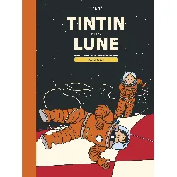 livre tintin album double, objectif lune, on a marché sur la