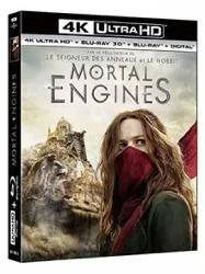 blu-ray mortal engines - 4k ultra hd + blu - ray 3d + blu - ray + digital