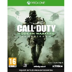 jeu xbox one  call of duty modern warfare remastered