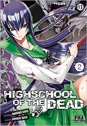 livre highschool of the dead, tome 2