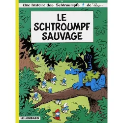 livre le schtroumpf sauvage