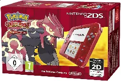 console nintendo 2ds rouge transparent inclus pokemon omega ruby