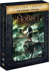 dvd le hobbit : la bataille des cinq armées - version longue - edition collector 5 dvd