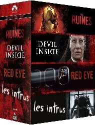dvd paramount collection horreur : les ruines + devil inside + red eye + les intrus - pack