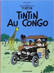 livre les aventures de tintin. tintin au congo