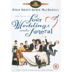 dvd 4 mariages et 1 enterrement - edition belge