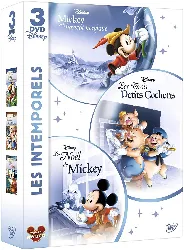 dvd disney animation : les intemporels - coffret - les 3 petits cochons + mickey et le haricot magique + le noël de mickey