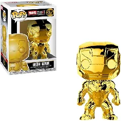 figurine pop marvel studios n° 375 - iron man (chromé)