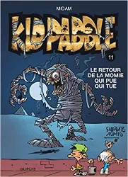 livre kid paddle - tome 11 - le retour de la momie qui pue qui tue