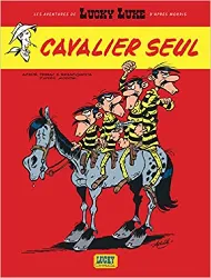 livre les aventures de lucky luke d'après morris - tome 5 - cavalier seul