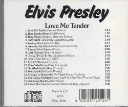 cd elvis presley - love me tender (1988)