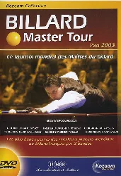 dvd billard master tour, pau 2003