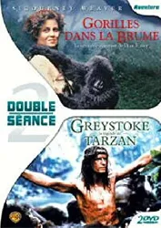 dvd gorilles dans la brume / greystoke, la legende de tarzan - coffret 2 dvd