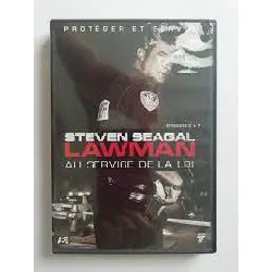 dvd steven seagal - lawman episodes 5 à 7