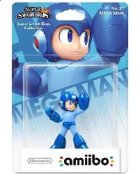 figurine amiibo super smash bros. n° 27 - mega man