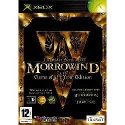 jeu xbox the elder scrolls iii -  morrowind