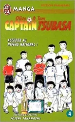 livre captain tsubasa, tome 4 : accéder au niveau national !