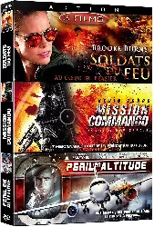 dvd action 3 - coffret 3 films : soldats du feu + mission commando + péril en altitude - pack