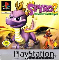 jeu ps1 spyro 2 - platinum