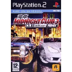 jeu ps2 midnight club 3 (dub edition remix)