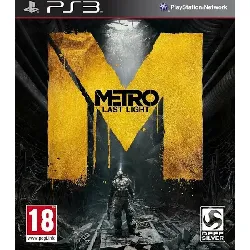 jeu ps3 metro last light