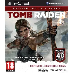 jeu ps3 tomb raider (edition jeu de l'année)