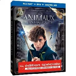 blu-ray les animaux fantastiques edition spéciale fnac combo dvd blu ray