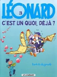 livre léonard tome 3 léonard, c'est un quoi, déjà