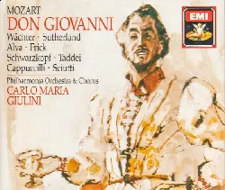 cd mozart* philharmonia orchestra chorus*, carlo maria giulini, wächte*, sutherland*, alva*, frick*, schwarzkopf*, taddei*, cappuc