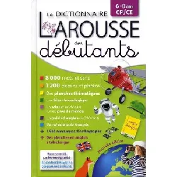 dictionnaire larousse des débutants 6-8 ans, cp/ce