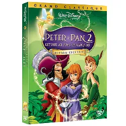 dvd peter pan 2 retour au pays imaginaire édition exclusive