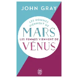 livre j'ai lu - les hommes viennent de mars, les femmes viennent de venus