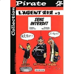 livre l'agent 212 tome 3 sens interdit