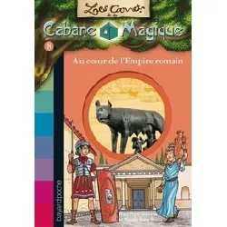 livre les carnets de la cabane magique tome 8 - au coeur de l'empire romain