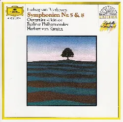 cd ludwig van beethoven herbert von karajan berliner philharmoniker symphonies nos. 5  8 ouvertüre fidelio (cd)