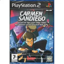 jeu ps2 carmen sandiego: le secret des tam-tam voles