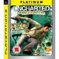 jeu ps3 uncharted -  drake's fortune (edition platinum)