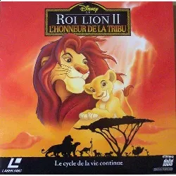 laser disc le roi lion ii l'honneur de la tribu