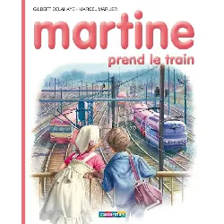 livre martine prend le train