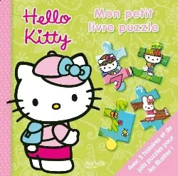 livre mon petit puzzle hello kitty