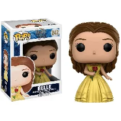 figurine pop la belle et bête n° 242 - belle (avec une rose)