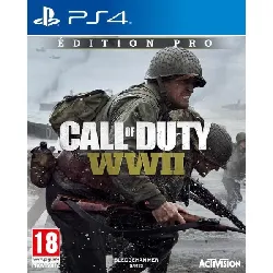 jeu ps4 call of duty wwii edition pro