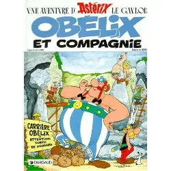 livre asterix t.23; obelix et compagnie