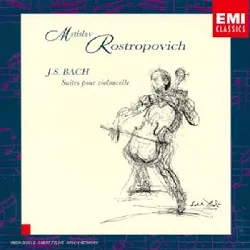 cd j.s. bach* mstislav rostropovich suites pour violoncelle