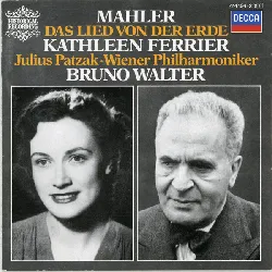 cd mahler*, kathleen ferrier, julius patzak wiener philharmoniker, bruno walter das lied von der erde (cd)