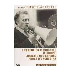 dvd federico fellini coffret 4 films les feux du music hall, il bidone, juliette des esprits, prova d'orchestra