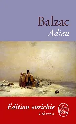 livre adieu honoré de balzac