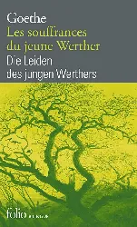 livre die leiden des jungen werther. les souffrances du jeune